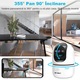 Camera de supraveghere interior IP GENBOLT® -Baby Monitor, 3MP, 2K, 3.6mm, Pan/Tilt, Utilizare Baby Monitor, F2.0, Microfon bidirectional, Night Vision cu infrarosu, Alarma sonora si luminoasa, detectie miscare, urmarire inteligenta, alba