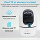 Camera de supraveghere interior IP GENBOLT® -Baby Monitor, 3MP, 2K, 3.6mm, Pan/Tilt, Utilizare Baby Monitor, F2.0, Microfon bidirectional, Night Vision cu infrarosu, Alarma sonora si luminoasa, detectie miscare, urmarire inteligenta, alba