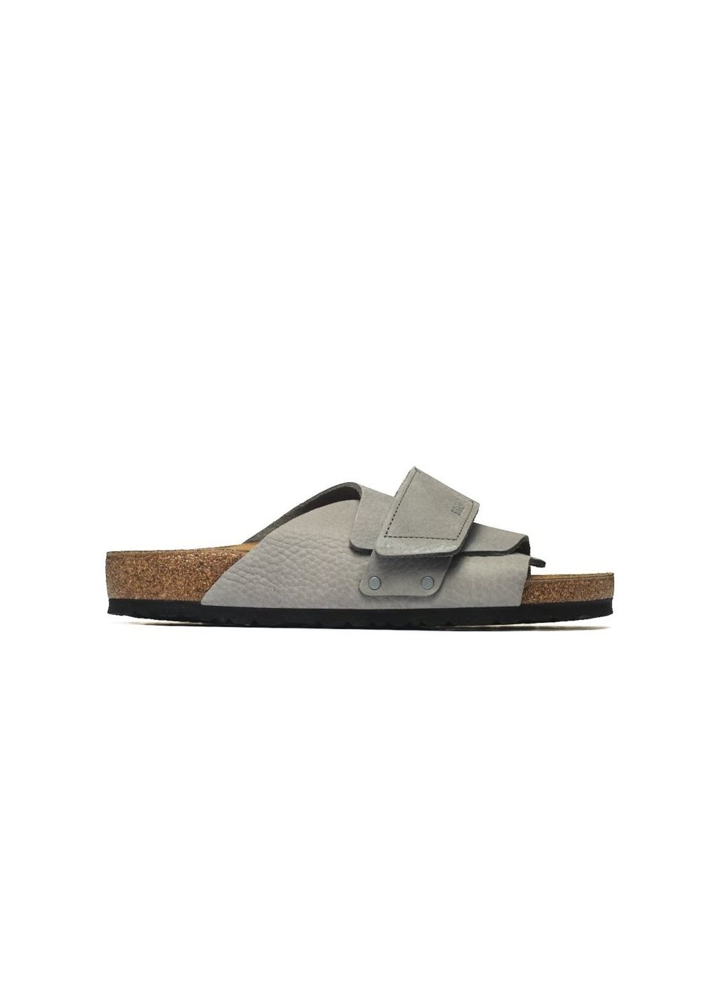 Papuci barbati Birkenstock Kyoto, piele naturala, gri, 42 EU - eMAG.ro