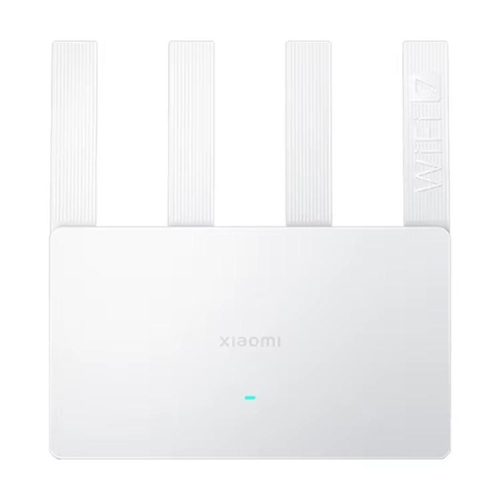 Безжичен рутер Xiaomi BE3600, BE3600Mbps, Dual-Band, Wi-Fi 7, Qualcomm Quad-Core 1.1GHz CPU, MLO, OFDMA, 4K QAM, Beamforming, 2.5G Ethernet, Mesh, WPA3 Security, Smart Acceleration, High-Gain Antennas, Агрегиране на двойна LAN, IPTV, съвместимост с Xiaomi