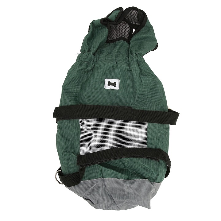 Carucior pentru caini Fokelyi, L, material Oxford, protectie piept si membre, 6.5-9kg