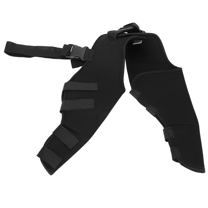 Protector picioare din spate pentru caini, Enforose, marime L, elastic, impermeabil, negru