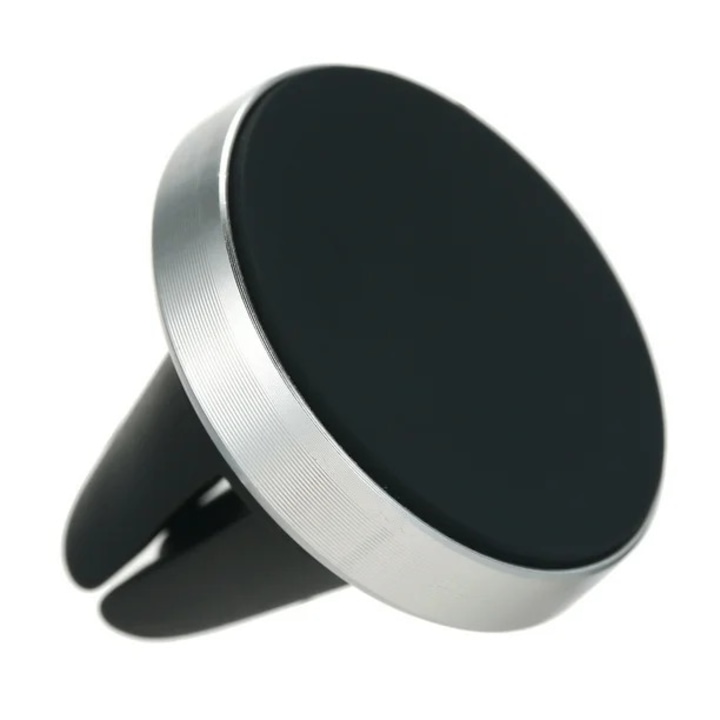 Mágneses telefontartó, szellőzőhöz, univerzális, autóhoz, ezüst