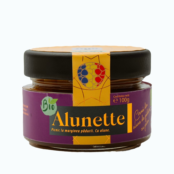 Alunette - Crema din alune de padure cu polen, 100g