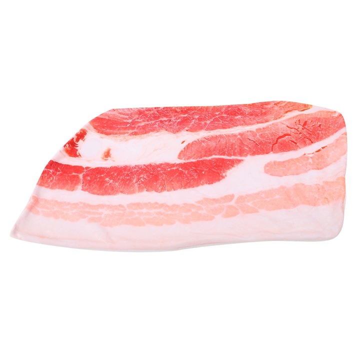Culcus pentru animale Enforose, model bacon, multifunctional, 80x48x1cm, pentru caini si pisici