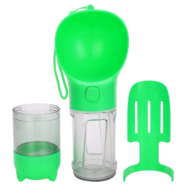 Cana de apa pentru animale de companie Sticla portabila de apa pentru caini Hranitor de baut pentru calatorie pentru pisici Consumabile pentru animale de companie 300 ml