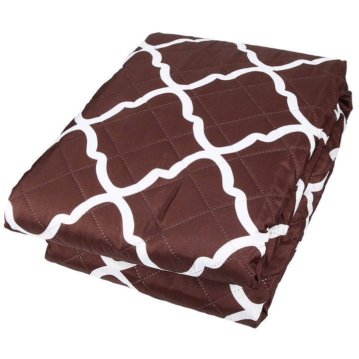 Perne decorative Enforose, perne pentru canapea pentru animale de companie, impermeabil, antiderapant, 53x183cm, dungi gri