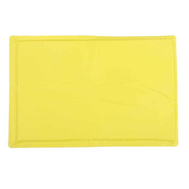 Culcus portabil pentru animale, Enforose, impermeabil, pliabil, galben, dimensiuni S/M/L