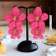 Cercei cu petale, Boho, Rosy Red