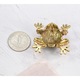 Brosa Lady, Vintage, Desen animat, Broasca, Verde roz, 3.8*3.8cm