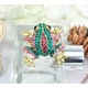 Brosa Lady, Vintage, Desen animat, Broasca, Verde roz, 3.8*3.8cm