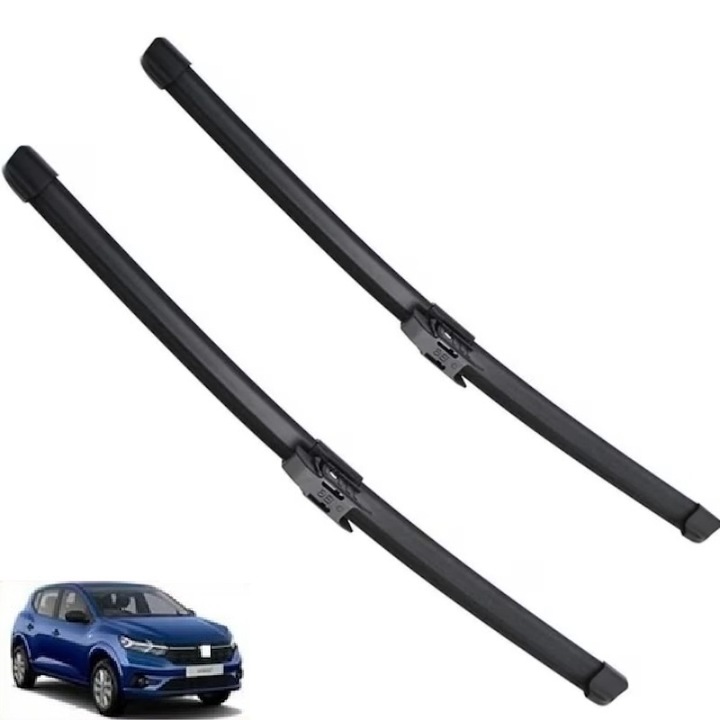 Автомобилни чистачки съвместими с Dacia Sandero III, Logan Taliant, 2020-2023, малайзийски каучук, комплект чистачки 600/400 мм
