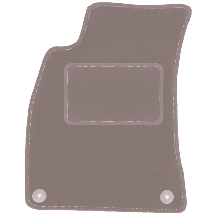 Covoras velur sofer, 1 bucati, presuri auto, pentru: Audi A4 B6 (2001-2004) sedan, break, avant bej, Wielganizator