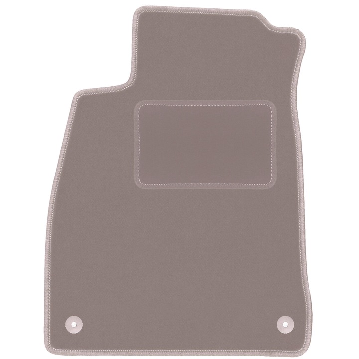 Covoras velur sofer, 1 bucati, presuri auto, pentru: Audi A4 B9 (2015-) sportback, sedan, station wagon, avant, allroad bej, Wielganizator