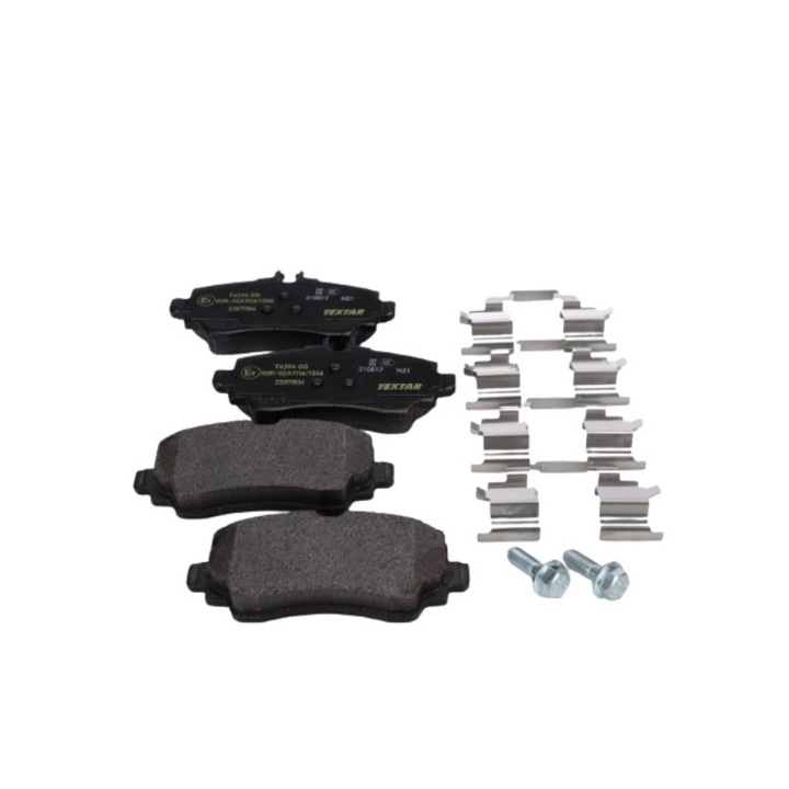 комплект спирачни накладки TEXTAR 2307004, Дискови спирачки