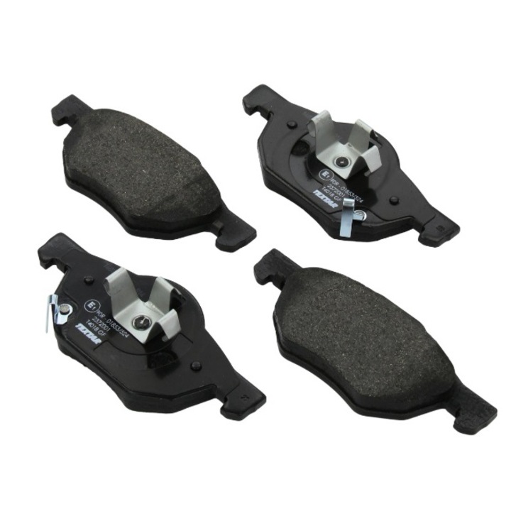 Комплект спирачни накладки TEXTAR 2372001, Дискови спирачки