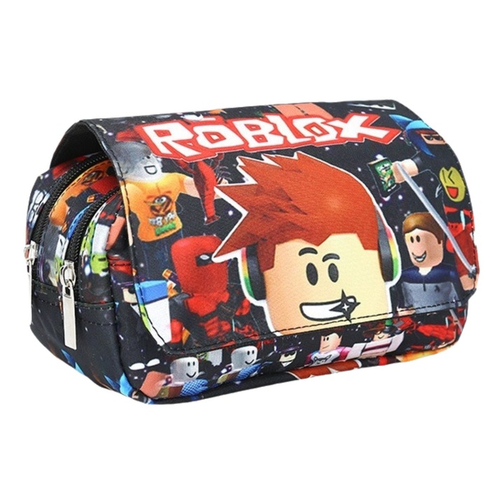 Tolltartó, roblox, óvoda, több rekeszes, iskolai ajándék, születésnapi ajándék, fiúknak, 20cm x 10cm x 7,5 cm