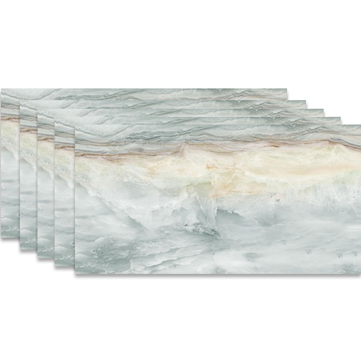 Комплект от 10 x самозалепващи се плочки HOZRO, имитация на мрамор, премиум модел, за стени, покрива площ от 1,8 квадратни метра, модерен дизайн, много лесен за монтаж, AD032