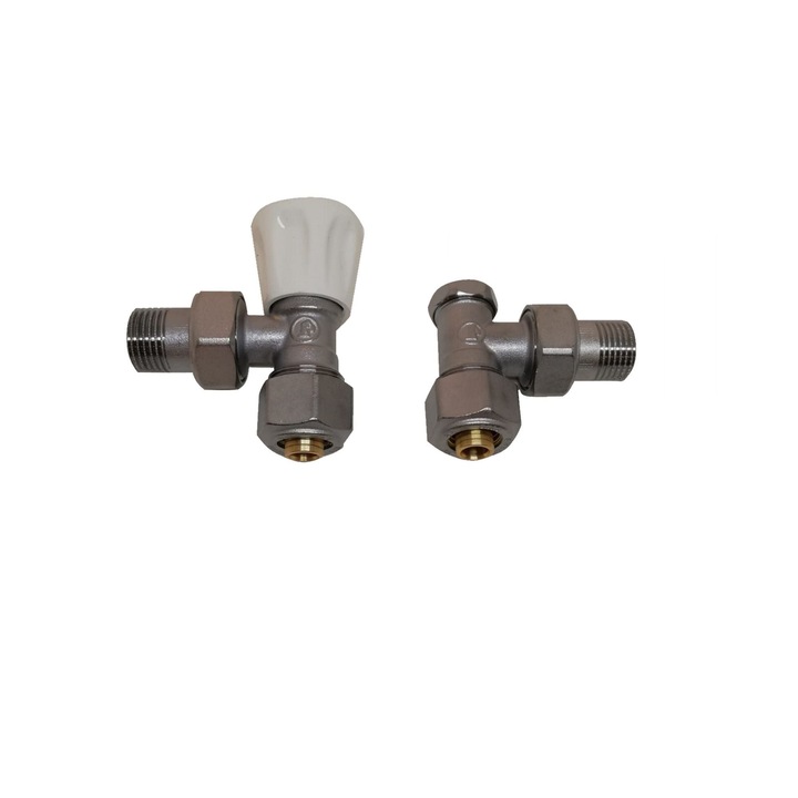 Set robineti mecanici coltar Giacomini, 1/2" x 16 mm pentru pex
