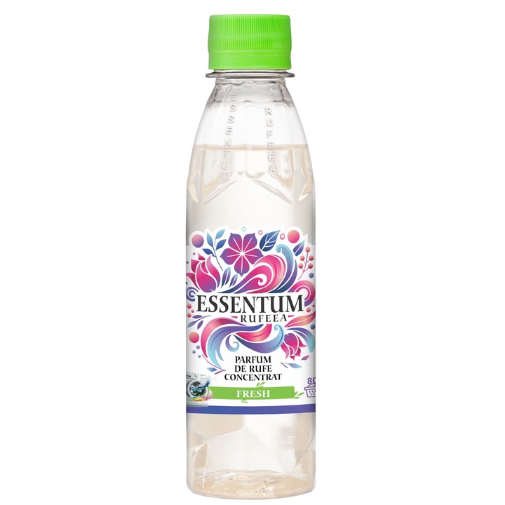 Parfum de Rufe Concentrat, Essentum Rufeea, Fresh, 200 ml, 80 spalari