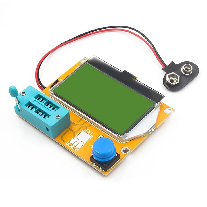 Tester tranzistori, diode, condesatori cu display LCD, LCR-T4