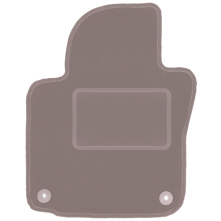 Covoras velur sofer, 1 bucati, presuri auto, pentru: Volkswagen Scirocco III (2008-2017) coupe bej, Wielganizator