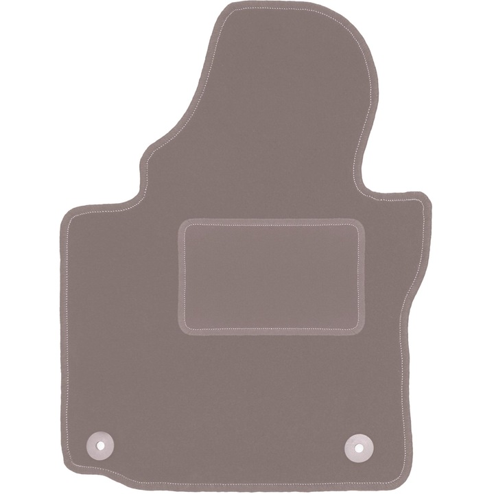 Шофьорска велурена стелка 1 бр., автопреса, за: Volkswagen Caddy 2K (2004-2010) бежов миниван, Wielganizator