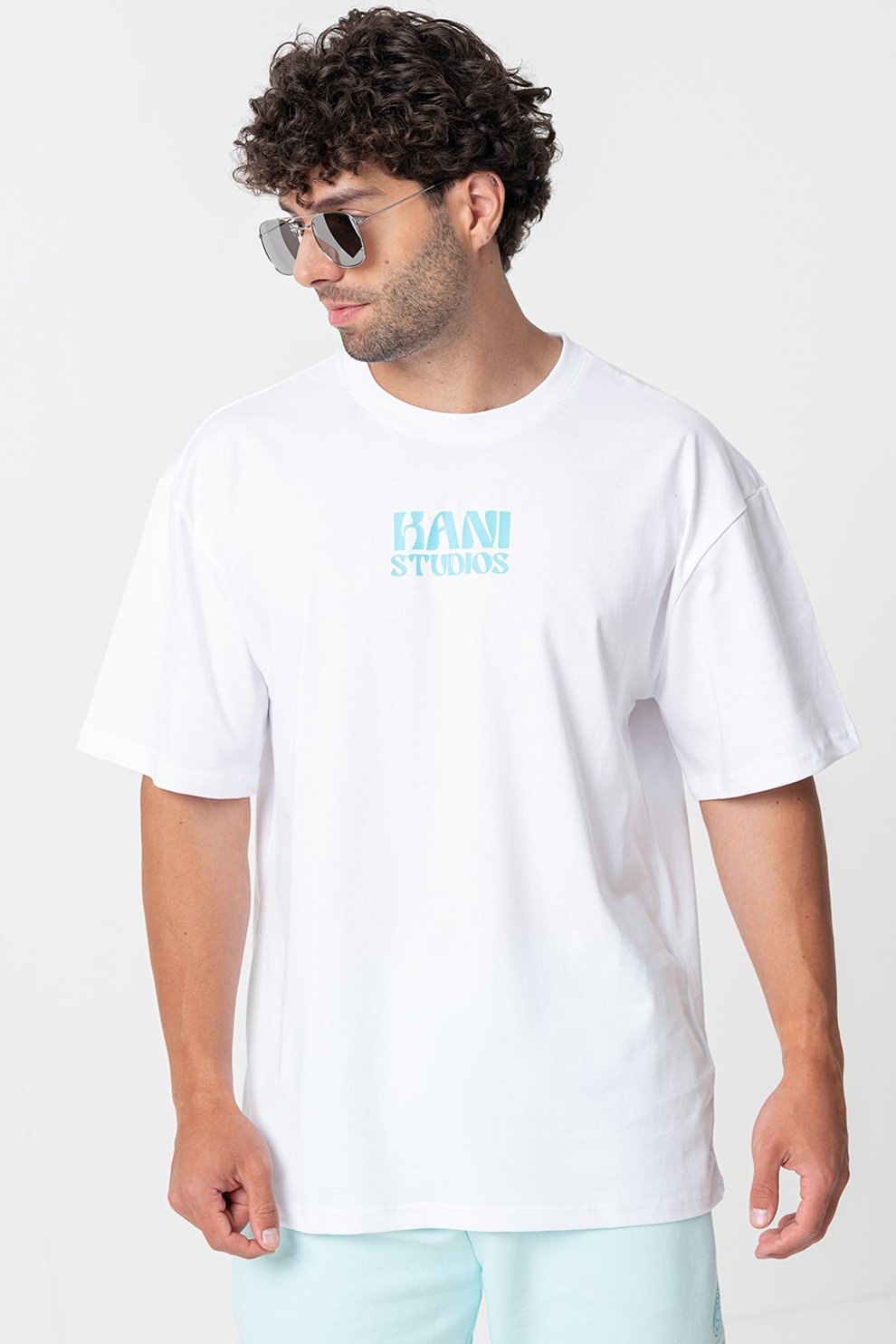 Karl Kani, Tricou cu imprimeu logo, Alb, L