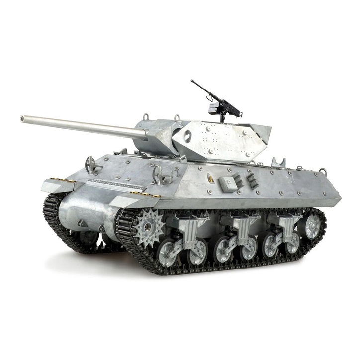 Танк с дистанционно M10 Wolverine 1:16, метал, реалистичен звук, 370x185x160mm