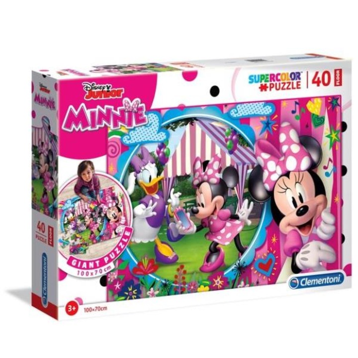 Пъзел Clementoni Disney Minnie Happy Helpers 40 части, 100x70cm, кутия 45.1x31.1x7cm