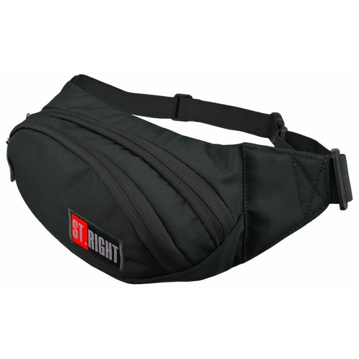 Brau 2 Zip St.Majewski kézitáska, Vízálló, St.Right Black Collection, 30x14x7 cm