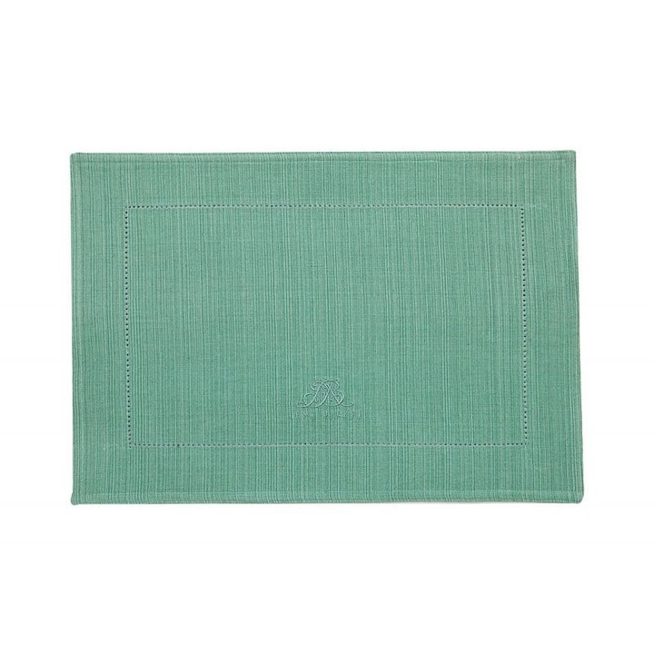 Suport farfurie MERCY 100% bumbac, verde inchis, 48 x 34 cm