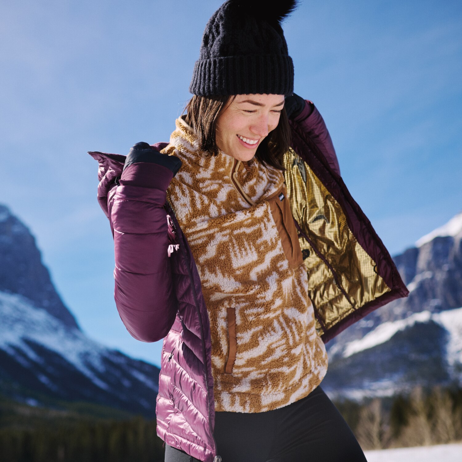 Columbia BOUNDLESS DAYS™ CABLE POM BEANIE - Mütze - black/schwarz
