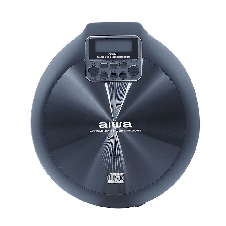 Aiwa PCD-810BL CD/MP3 плейър, преносим, черен