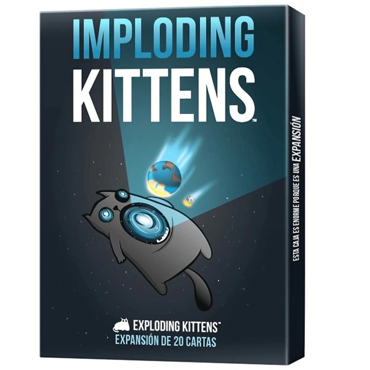 Игра с карти Asmodee Exploding Kittens, многоцветна, 2-6 играча, за възраст над 7 години