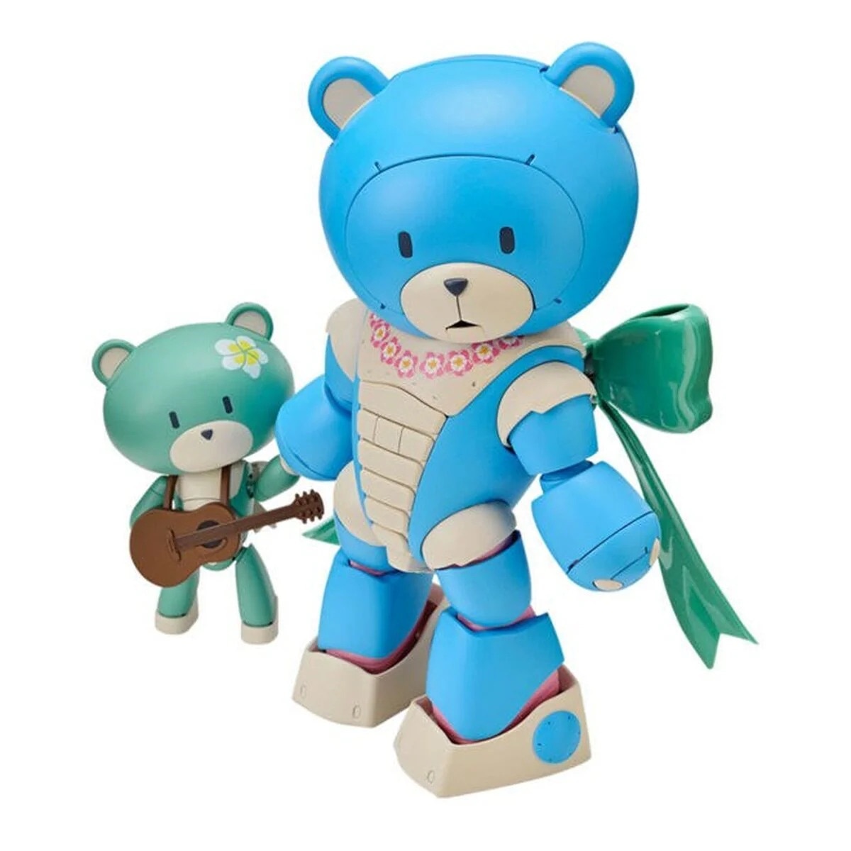 ohanaページ Figurine set Bandai BEARGGUY OHANA & ALOHARO, plastic, design