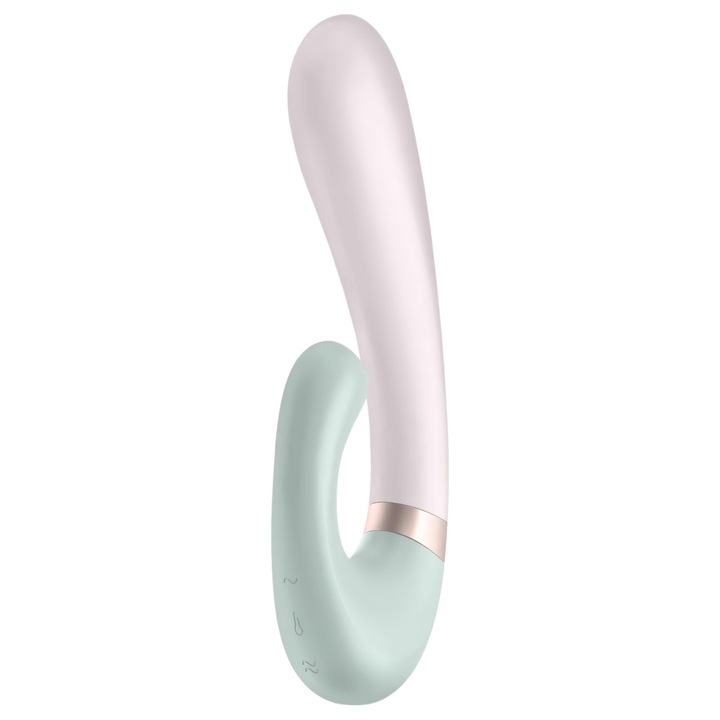 Satisfyer Heat Wave Intelligens vibrátor, melegítéssel, zöld