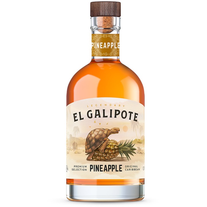 Rom El Galipote Pineapple, 35%, 0.7l