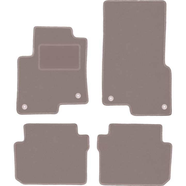 Set bej Covorase auto pentru: Smart ForFour I (2004-2007)