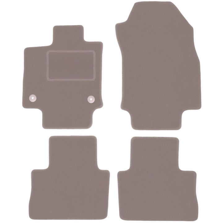 Set bej Covorase auto pentru: Toyota RAV4 V Hybrid (2019-)