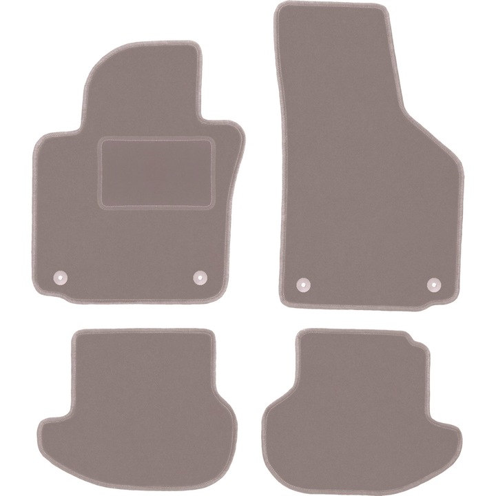 Bézs színű autószőnyeg készlet ehhez: Volkswagen Eos (2005-2015)