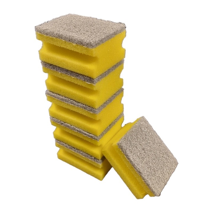 Set 6 bureti pentru vase, galben, 90 x 67 x 45 mm