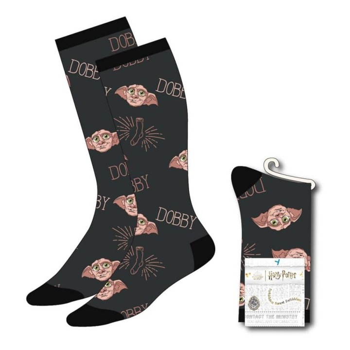Harry Potter Dobby zokni, 36-43 EU, többszínű