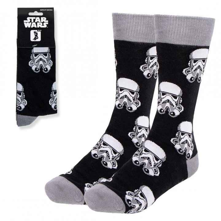 Sosete Star Wars Stormtrooper, 36-43 EU, Multicolor