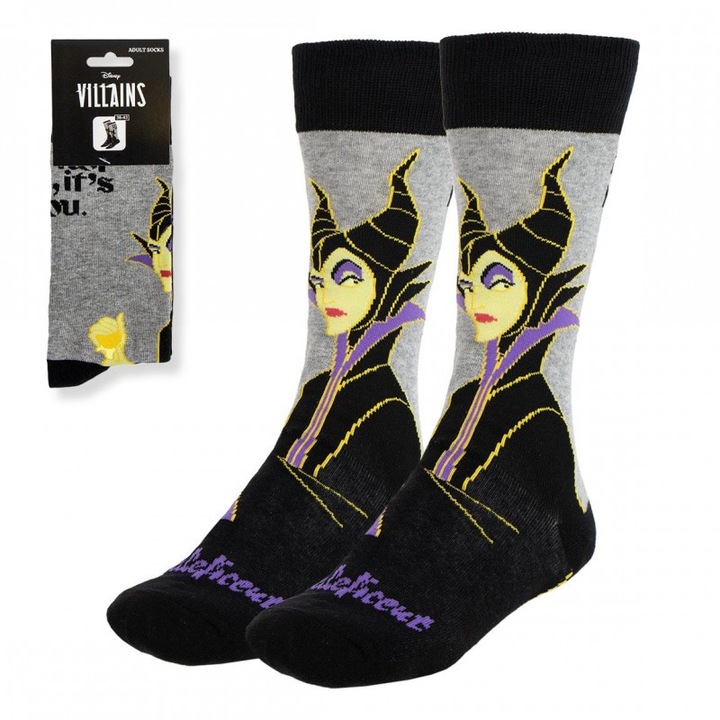 Disney Villans Maleficent Socks, 36-43 EU, Multicolor