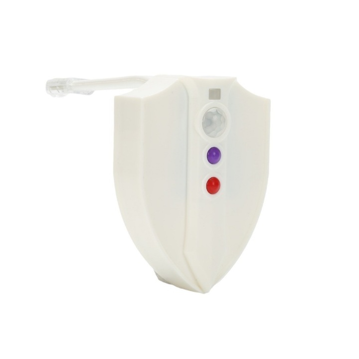 Lampa LED UV WC cu functie de sterilizare, Light, senzor miscare, baterii incluse,8 culori, senzor de corp uman,7 * 5, 5 * 10,5 cm, multifunctional, portabil