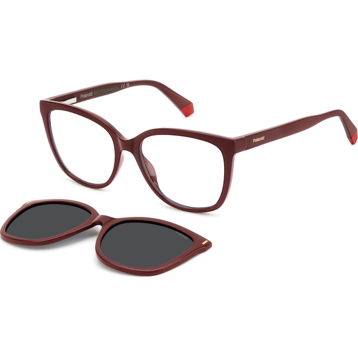 Rame ochelari de vedere dama Polaroid Clip-on PLD 6229/CS C9A, 55mm