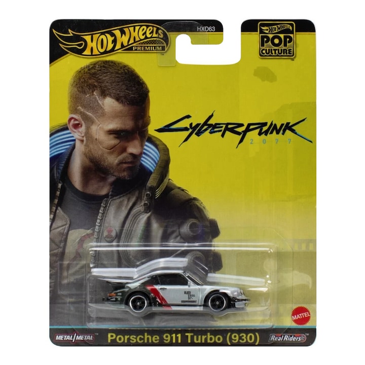 Hot Wheels Premium Pop Culture car, Porsche 911 Turbo 930 Cyberpunk, 1:64, ΡΠΈΠ²