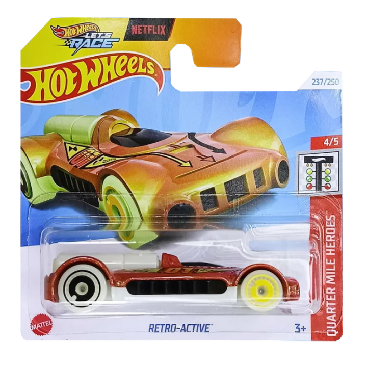 Hot Wheels fém autó, Retro Active, 1:64