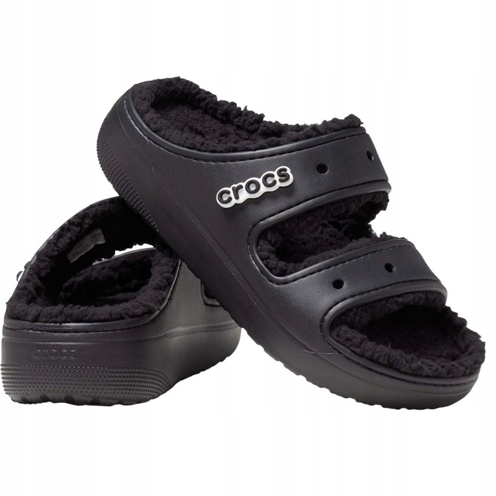 Papuci barbati Classic Cozzy, Crocs, Spuma, Negru